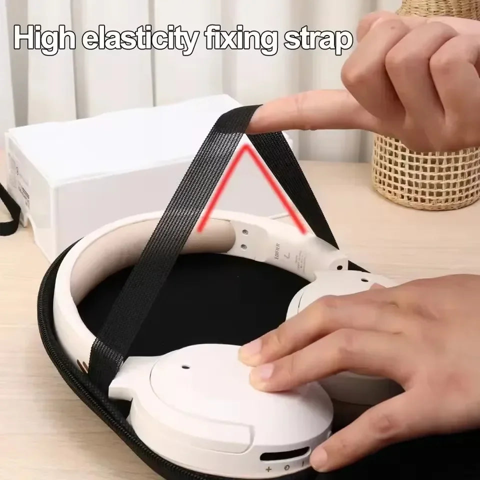 Azor EVA Carrying Headphone Case Headset Travel Bag For Sony