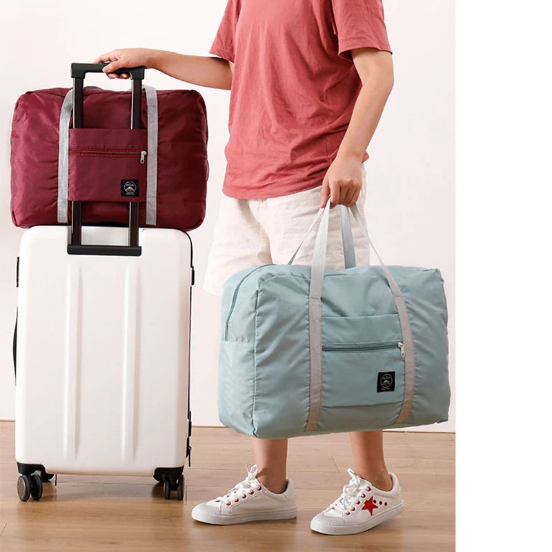 Azor Foldable Travel Duffel Bag For Airlines Carry On Bag