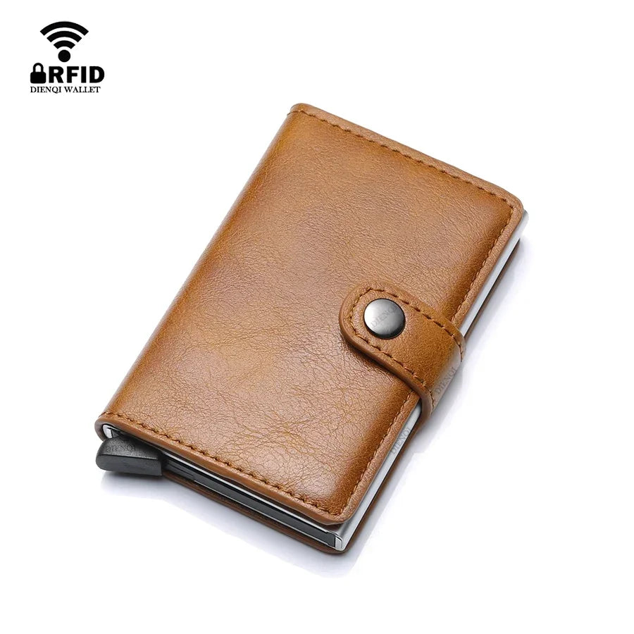 Azor RFID Visit Credit Card Holder Storage Luxury Small Smart
