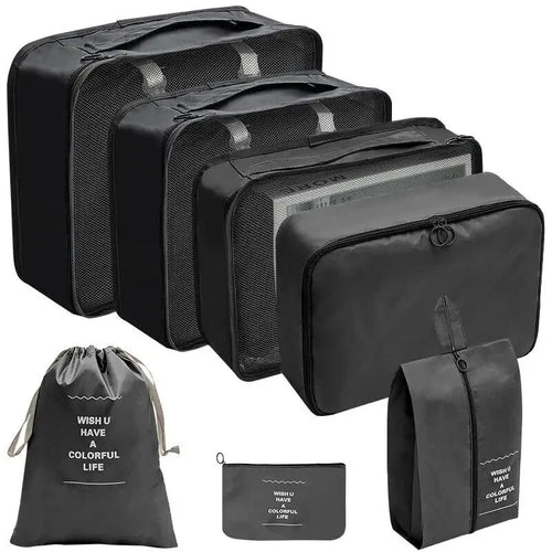 Azor Set Travel Organizer Storage Bags Suitcase Packing Cubes