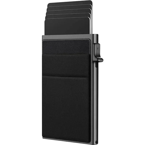 Azor RFID Blocking Wallet For Men — Slim Metal Card Holder Smart