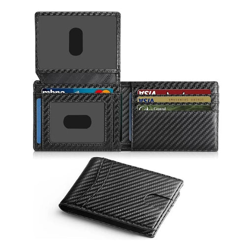 Azor Men's Wallet Ultra Thin RFID Leather With ID Window Multi