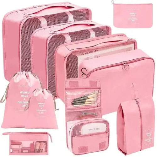 Azor Set Travel Organizer Storage Bags Suitcase Packing Cubes