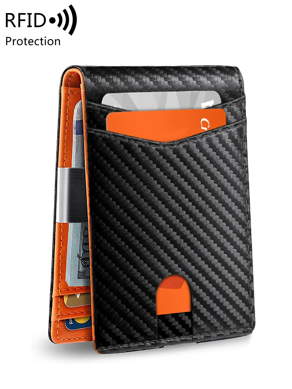 Azor Minimalist Men's RFID Blocking Multi-functional Ultra-thin