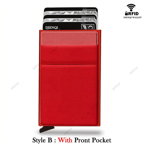 Azor RFID Business Credit Card Holder Men Thin Slim Minimalist