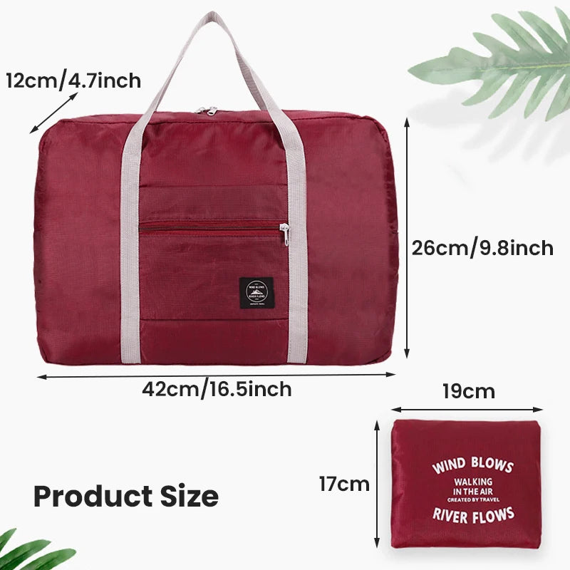 Azor Foldable Travel Duffel Bag For Airlines Carry On Bag