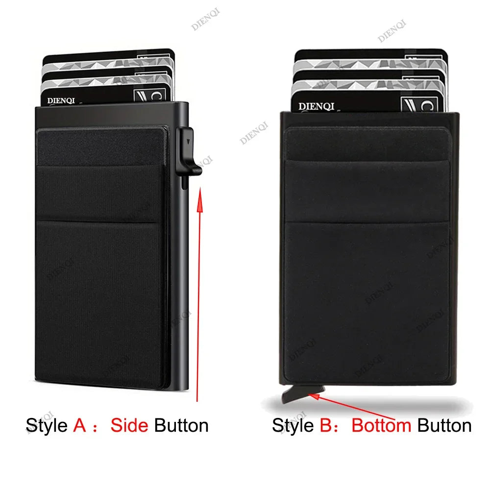 Azor RFID Business Credit Card Holder Men Thin Slim Minimalist