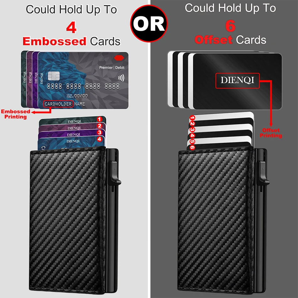 Azor RFID Credit Card Holder Wallet Mens Bank Cardholder