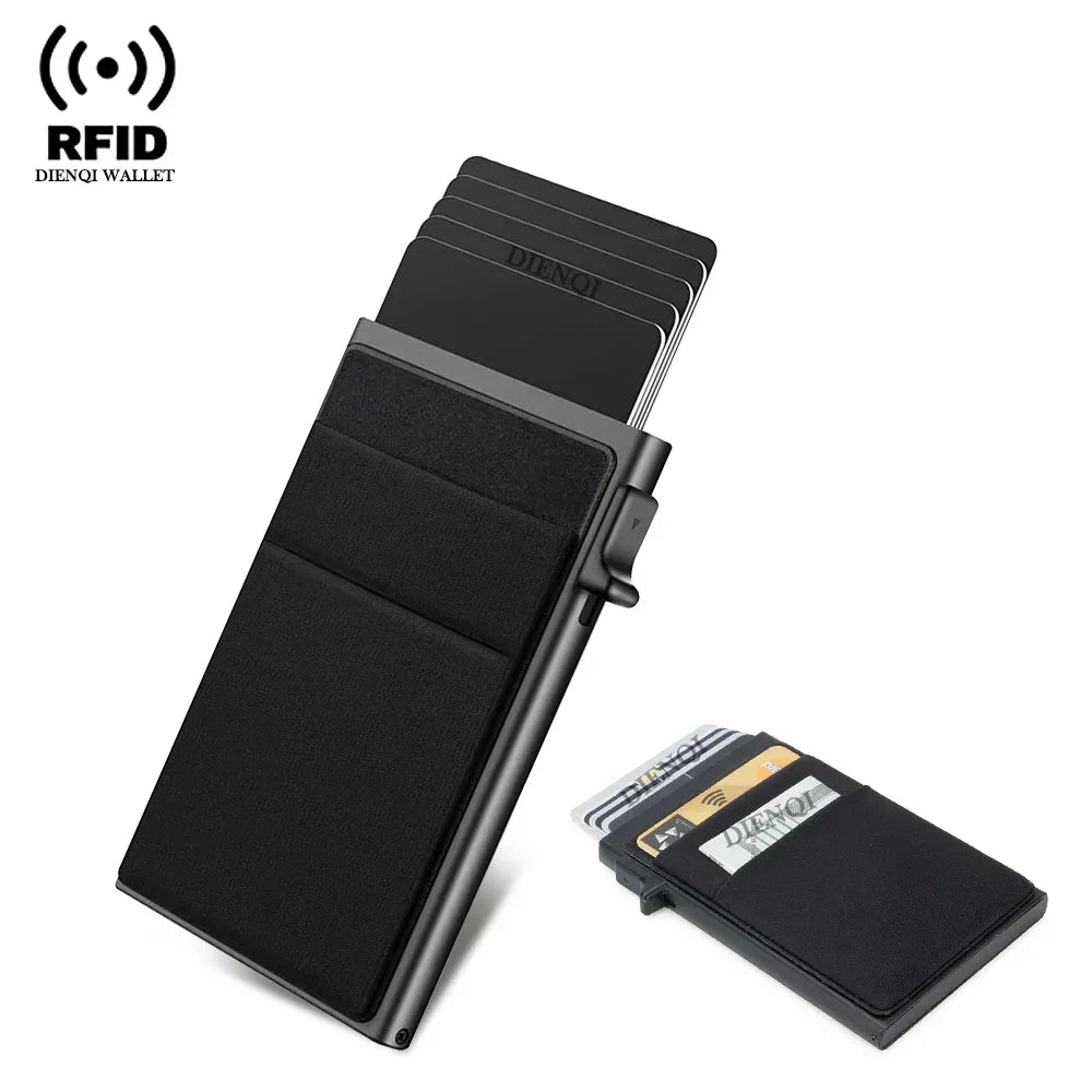 Azor RFID Business Credit Card Holder Men Thin Slim Minimalist