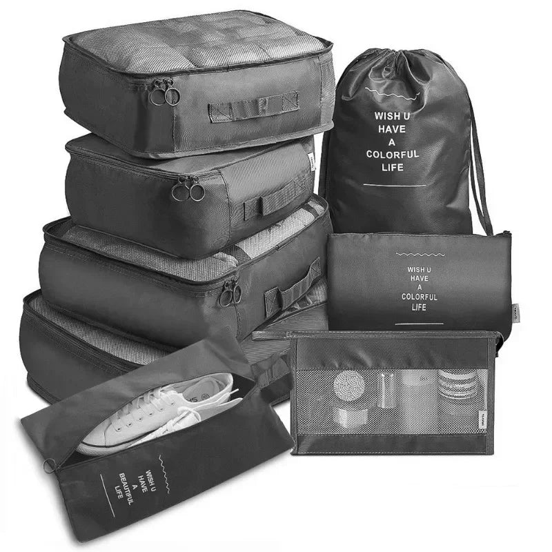 Azor Set Travel Bag Shoes Clothes Storage Bags Luggage Organizer
