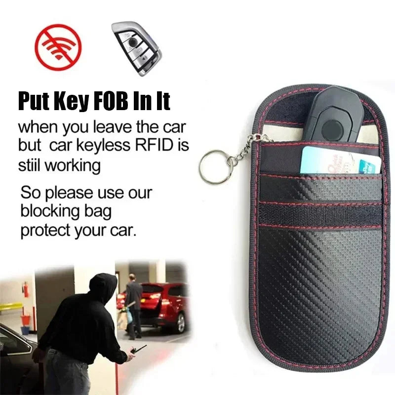 Azor Faraday Bag For Key Fob Cage Protector Car RFID Signal