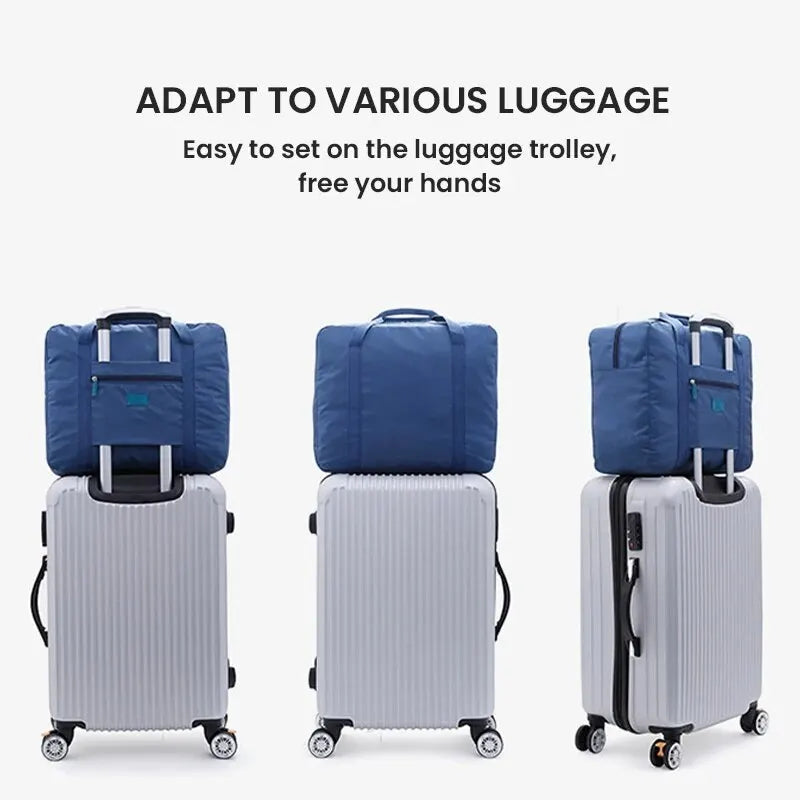 Azor Lightweight Foldable Travel Duffel Bag: Unisex Tote