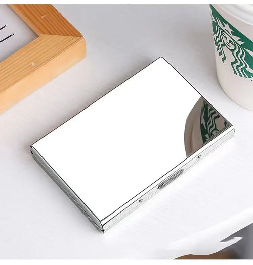 Azor Card Holder Wallet Minimalist Slim Metal RFID Blocking Card