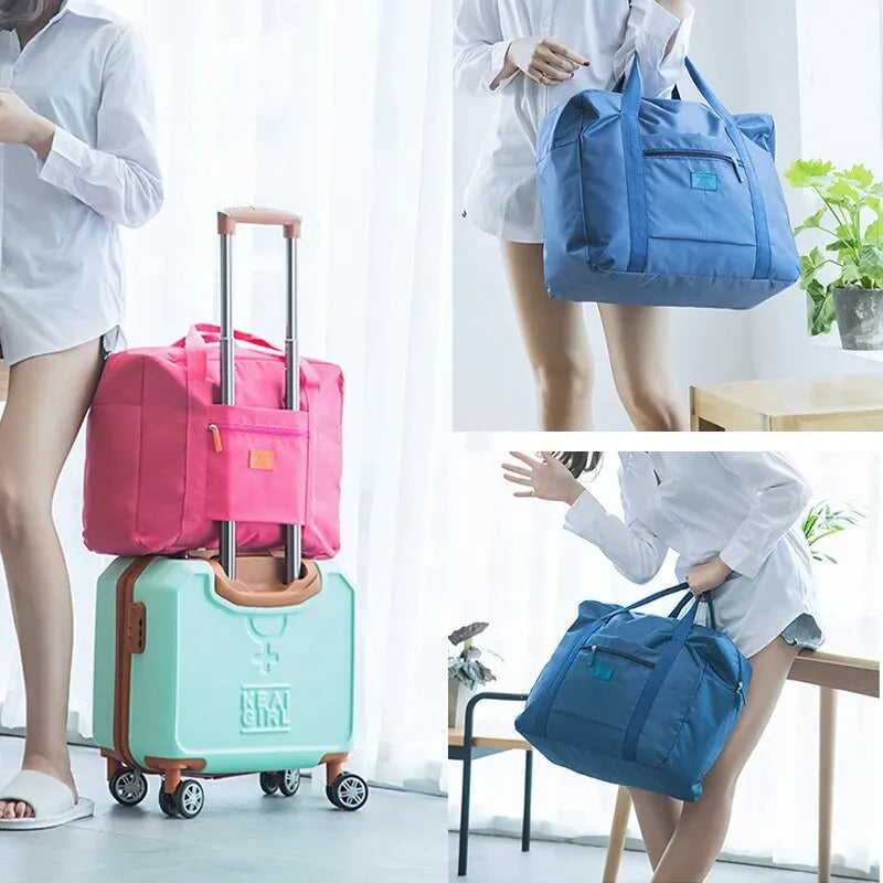 Azor Lightweight Foldable Travel Duffel Bag: Unisex Tote