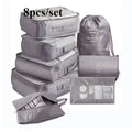 Azor New Travel Storage Bag Set Luggage Packing Cubes Suitcase