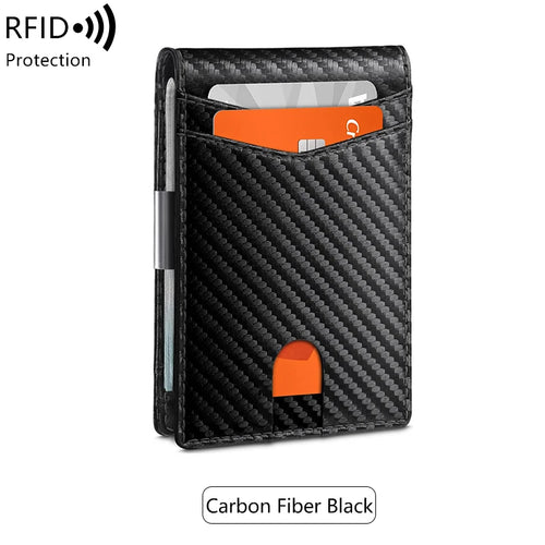 Azor Minimalist Men's RFID Blocking Multi-functional Ultra-thin