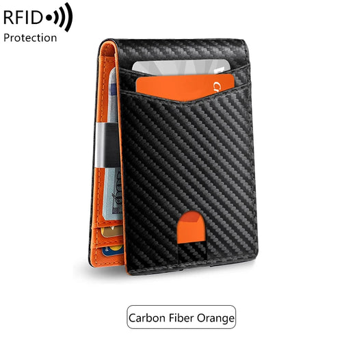 Azor Minimalist Men's RFID Blocking Multi-functional Ultra-thin