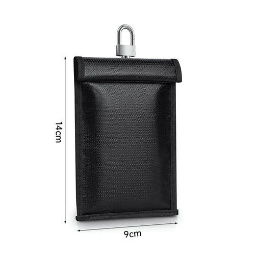 Azor Car Key Signal Shielding Bag Waterproof Fireproof RFID