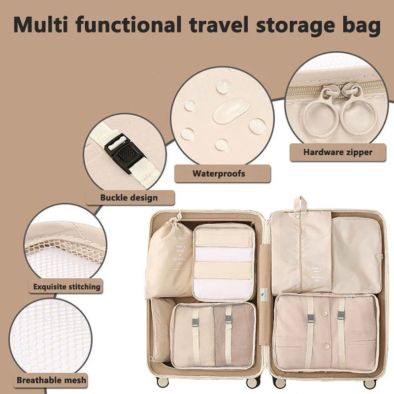 Azor Travel Set Storage Bags Clothes Digital Toiletries Shoes