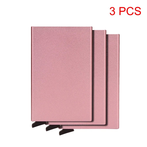 Azor RFID Metal Credit Card Holder Luxury Men Minimalist Wallet