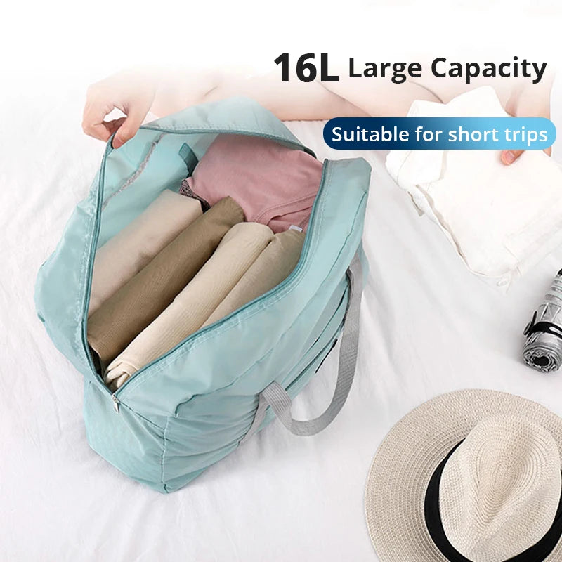 Azor Foldable Travel Duffel Bag For Airlines Carry On Bag