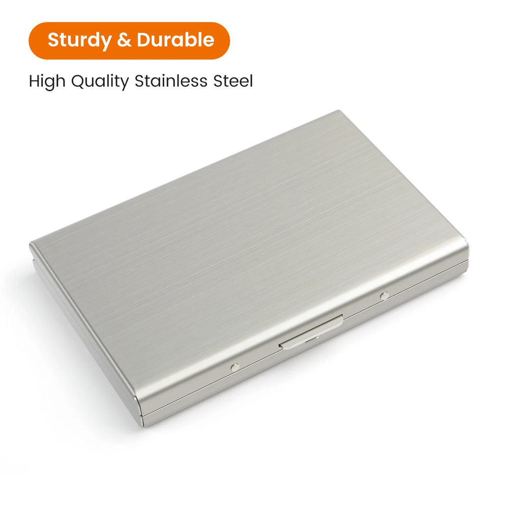 Azor Card Holder Wallet Minimalist Slim Metal RFID Blocking Card