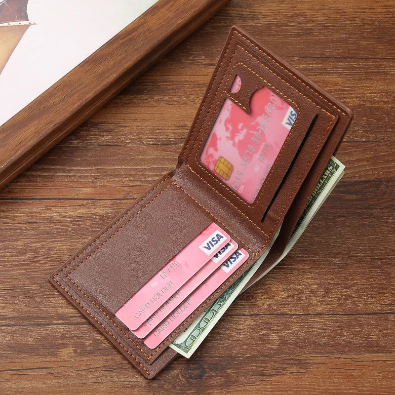 Azor Men's Slim Money Clip Wallet Credit Card ID Holder Casual