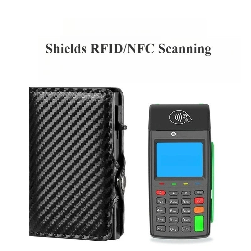 Azor Men's Women's Multi-Function Designer Bank Card Wallet RFID
