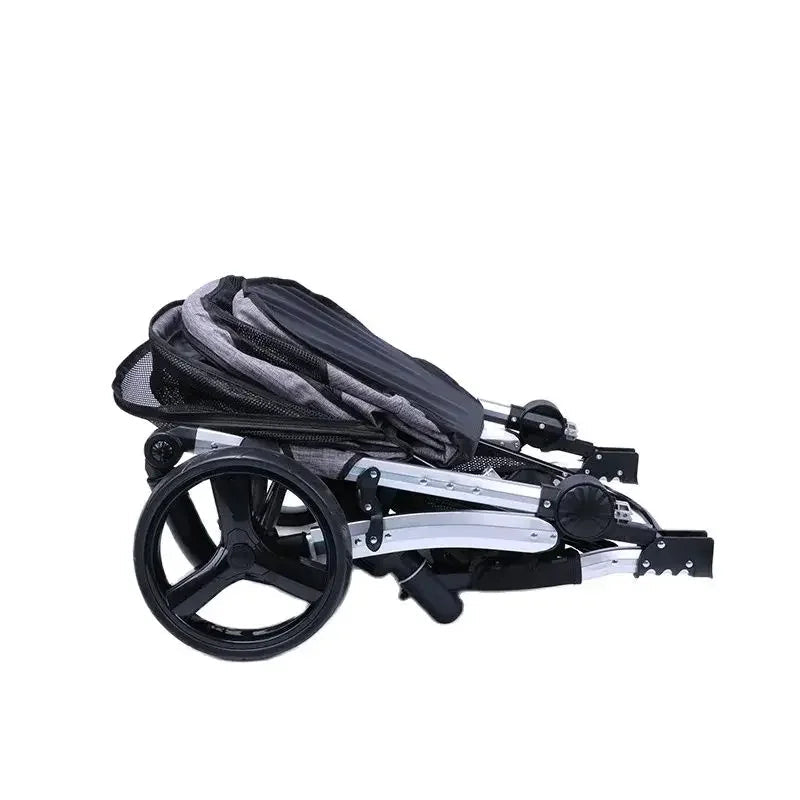 Azor Foldable Large Size Luxury Pet Cart Large Dog Cart Multiple