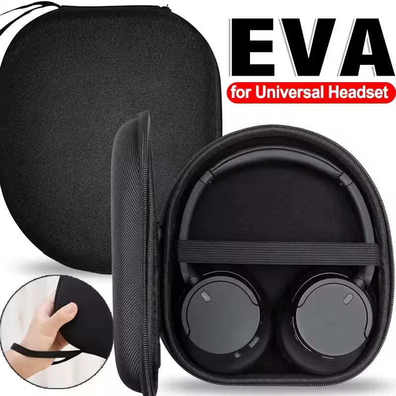 Azor EVA Carrying Headphone Case Headset Travel Bag For Sony