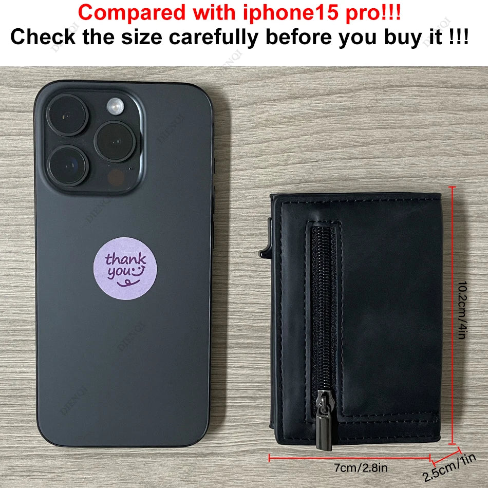 Azor RFID Credit Card Holder Wallet Mens Bank Cardholder