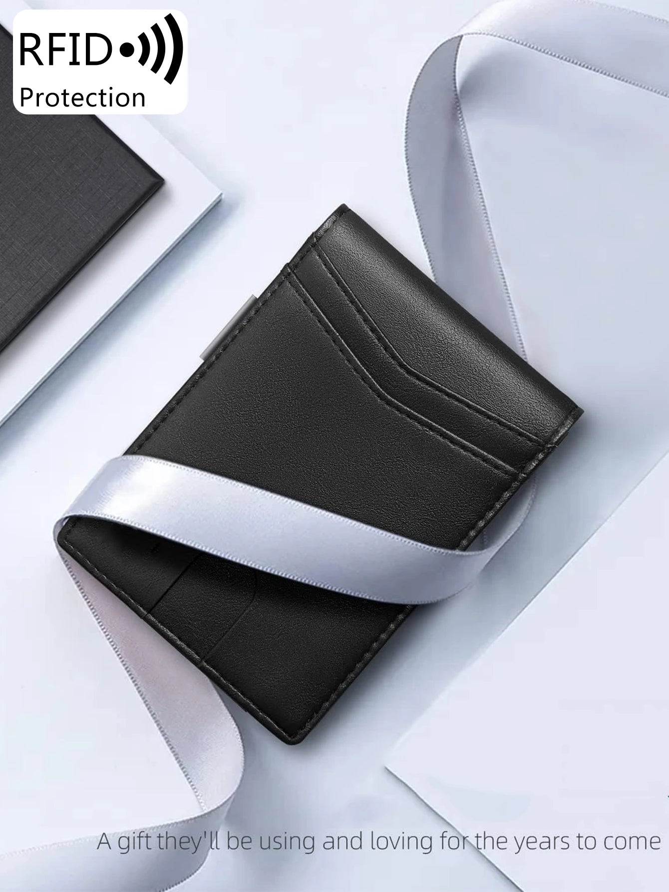 Azor Minimalist Men's RFID Blocking Multi-functional Ultra-thin