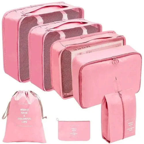 Azor Set Travel Organizer Storage Bags Suitcase Packing Cubes