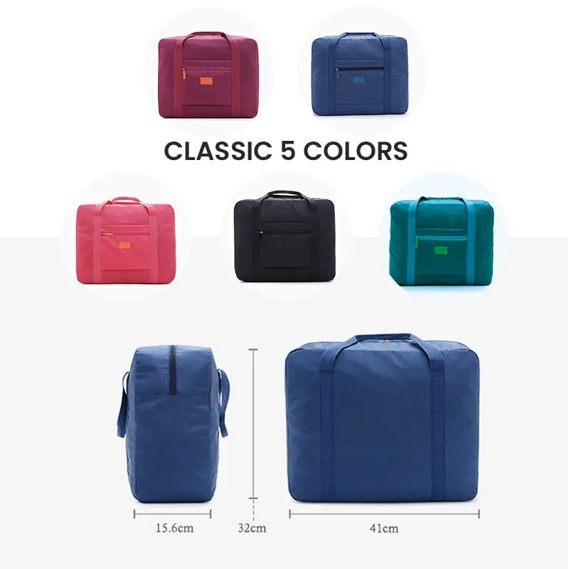 Azor Lightweight Foldable Travel Duffel Bag: Unisex Tote