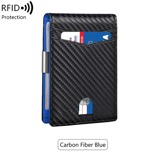 Azor Minimalist Men's RFID Blocking Multi-functional Ultra-thin