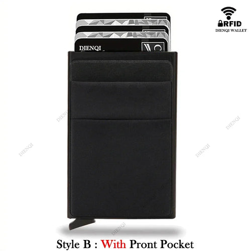 Azor RFID Business Credit Card Holder Men Thin Slim Minimalist