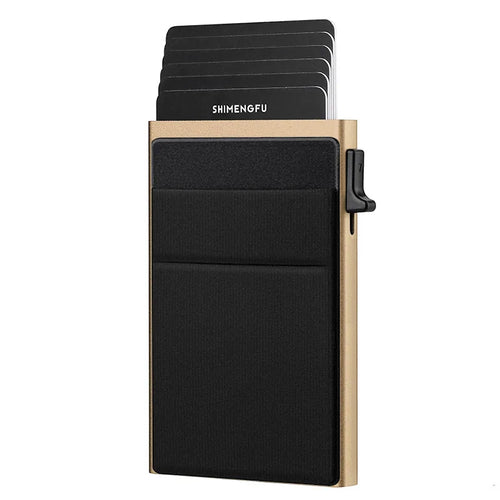 Azor RFID Credit Card Holder Men Thin Slim Mini Minimalist