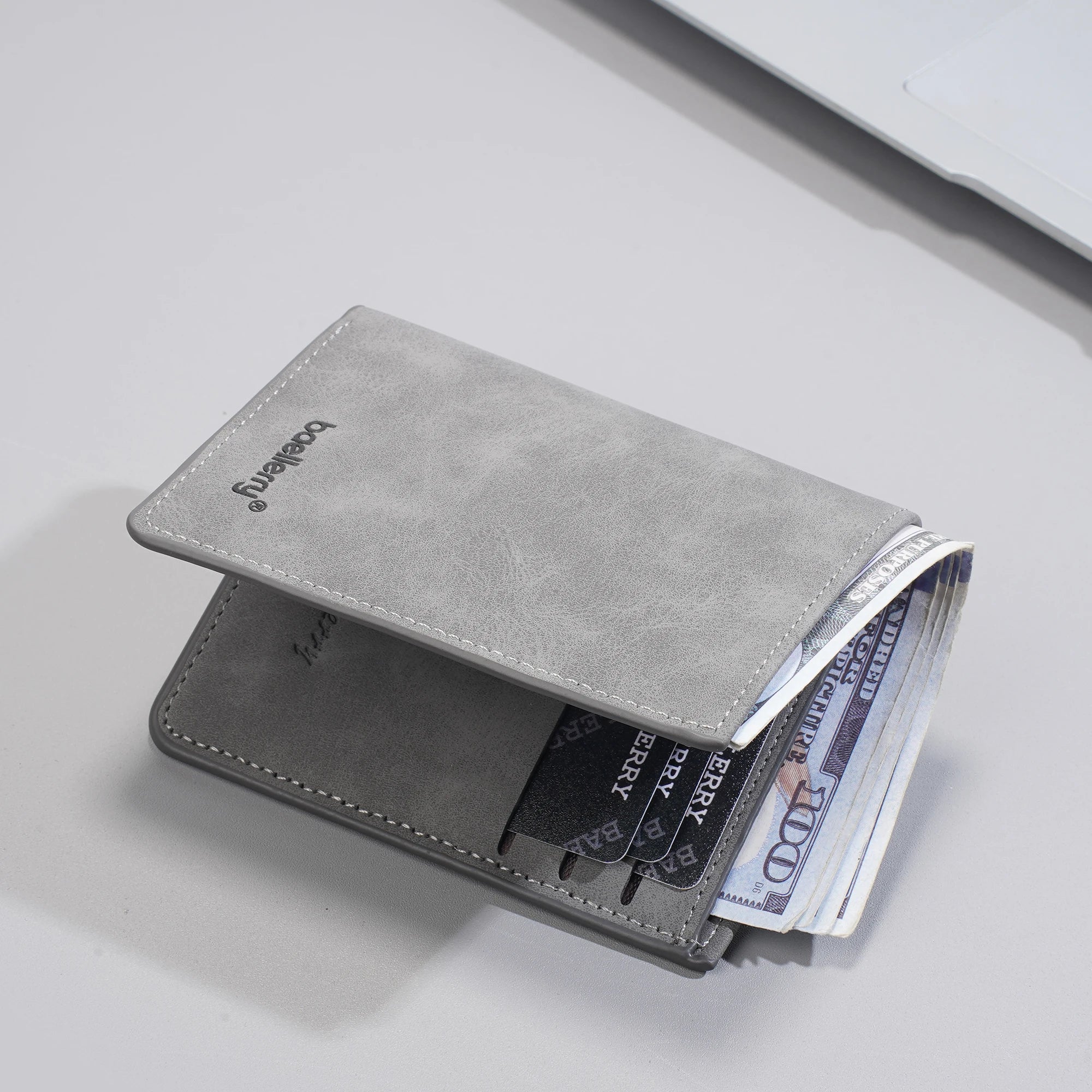 Azor Fashionable Men's Short Wallet Anti-Theft Design