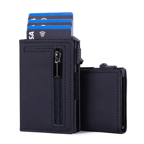 Azor ANTI RFID Blocking Pop Up Minimalist Wallet For Men