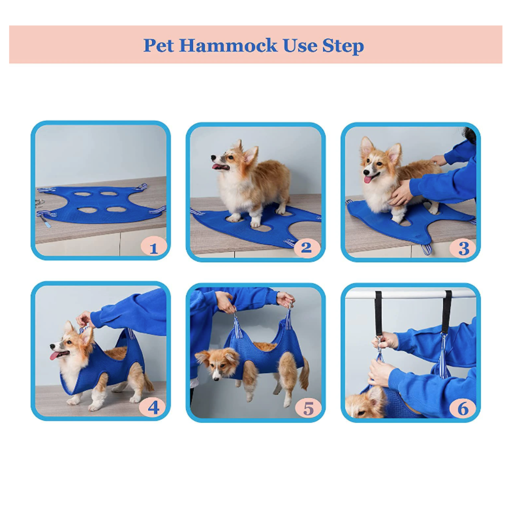 Azor Cat Grooming Restraint Bag With Hammock