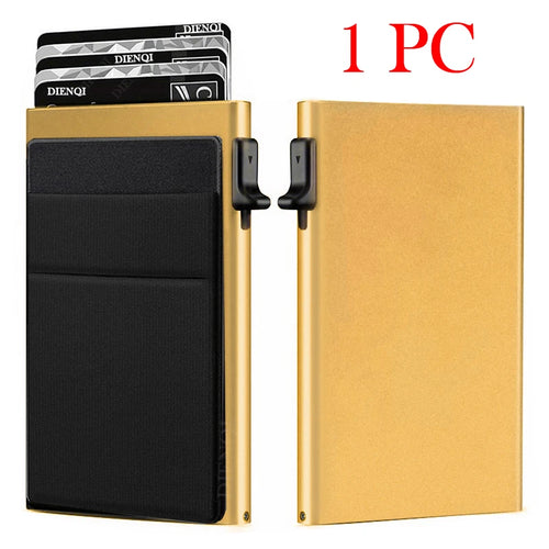 Azor RFID Business Credit Card Holder Men Thin Slim Minimalist