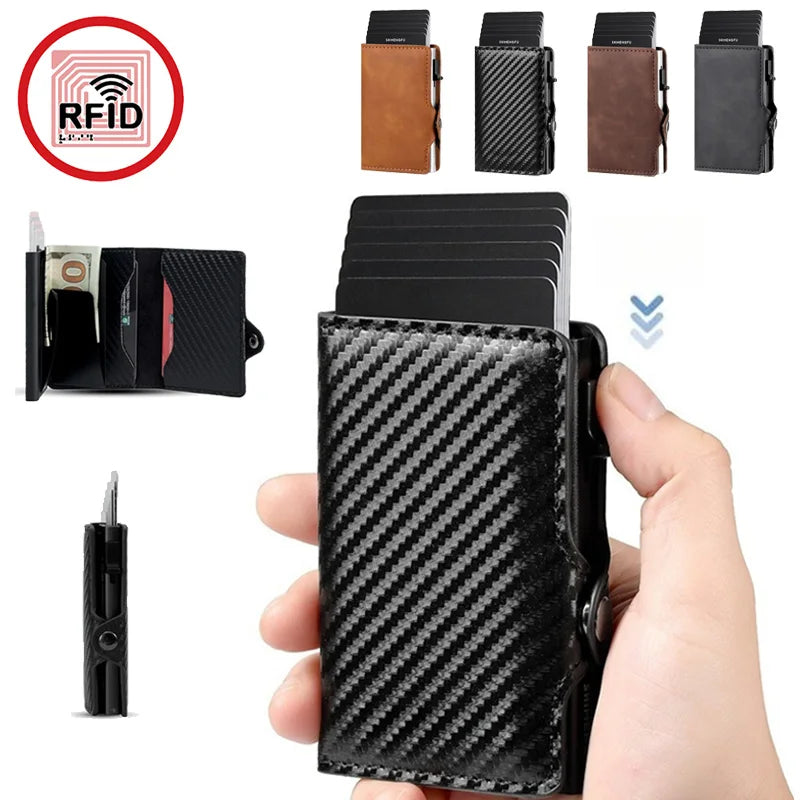 Azor Men's Women's Multi-Function Designer Bank Card Wallet RFID