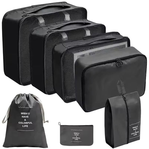 Azor Set Travel Bag Shoes Clothes Storage Bags Luggage Organizer