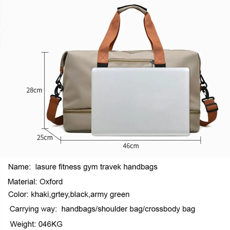 Azor Travel Gym Bag Short-distance Luggage Portable Fitness Bags