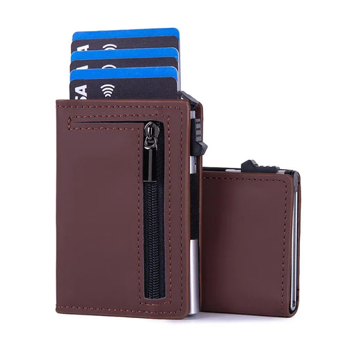 Azor ANTI RFID Blocking Pop Up Minimalist Wallet For Men