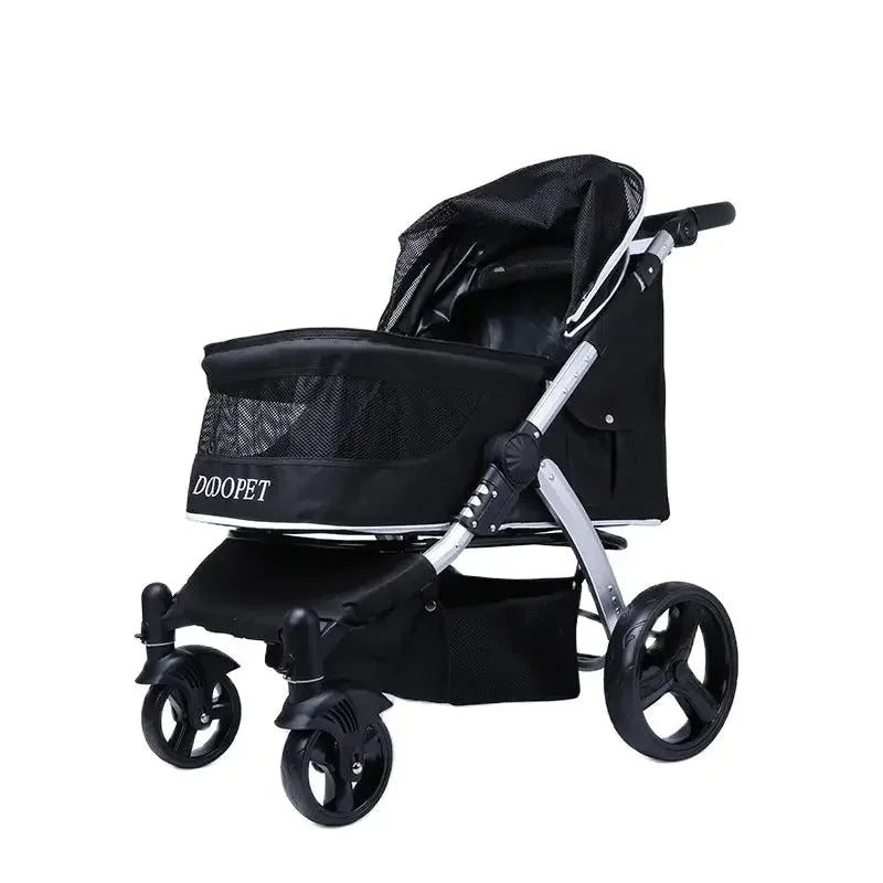 Azor Foldable Large Size Luxury Pet Cart Large Dog Cart Multiple