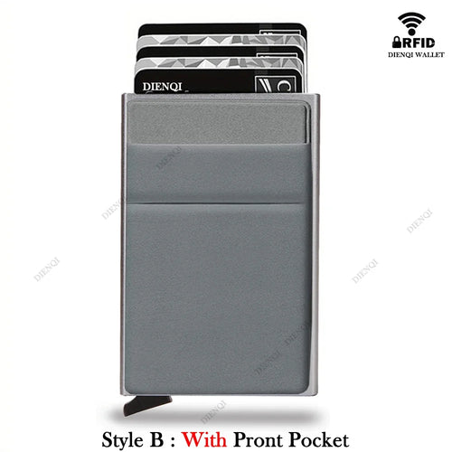 Azor RFID Business Credit Card Holder Men Thin Slim Minimalist