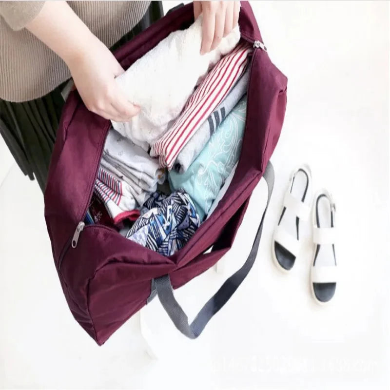 Azor Portable Foldable Travel Duffle Bag Large Capacity Sports