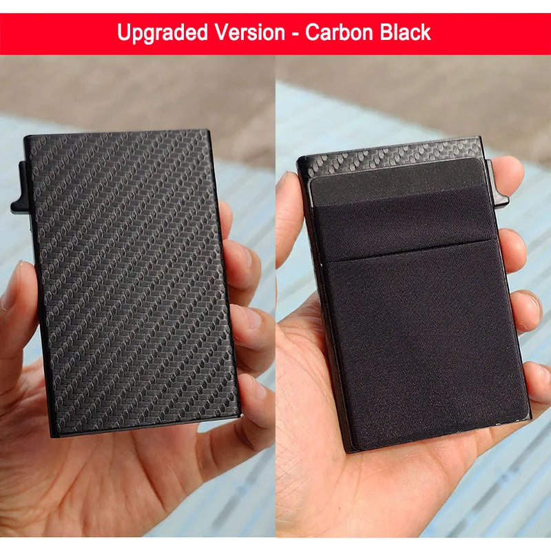 Azor RFID Credit Card Holder Men Thin Slim Mini Minimalist