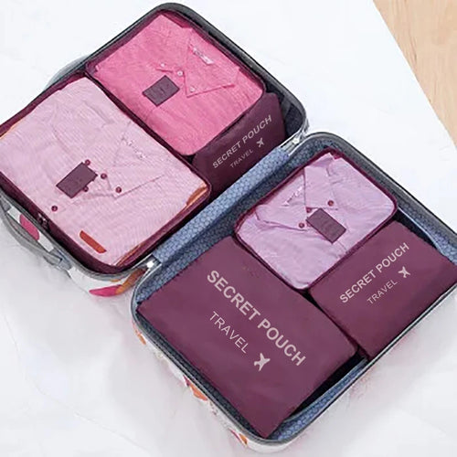 Azor Pink/Blue/Grey Travel Storage Bag Large Capacity Waterproof